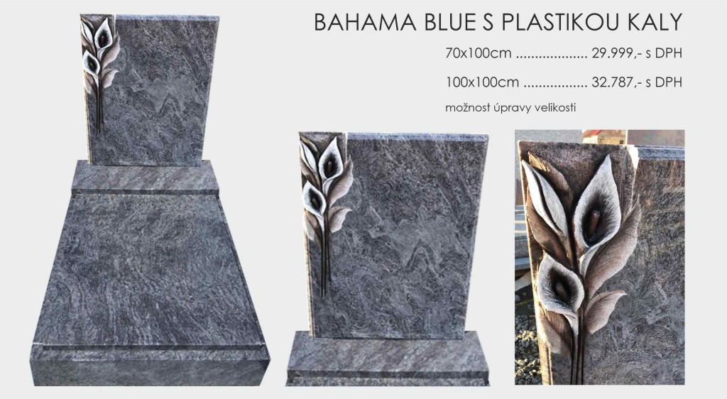 Bahama Blue s plastikou kaly