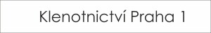 Klenotnictví Praha 1 - štítek