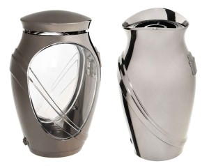 Hřbitovní lampa a Váza kameli černé zlato